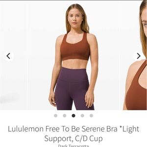 Lululemon Free To Be Serene Bra